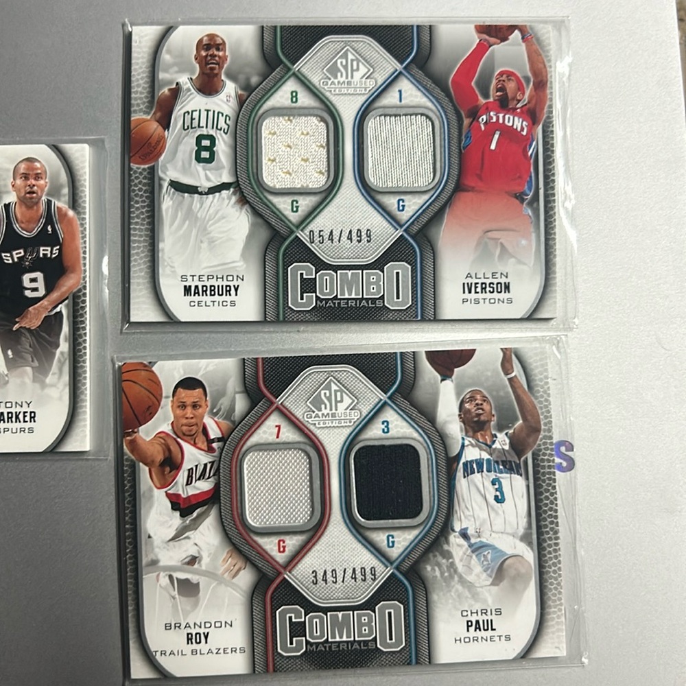 09-10 NBA SP /499 Allen Iverson, Tony parker, chris Paul, Billups, Roy, Marbury